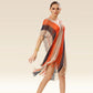 Rainbow Shoreline Striped Beauty Cover-Up