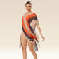 Rainbow Shoreline Striped Beauty Cover-Up