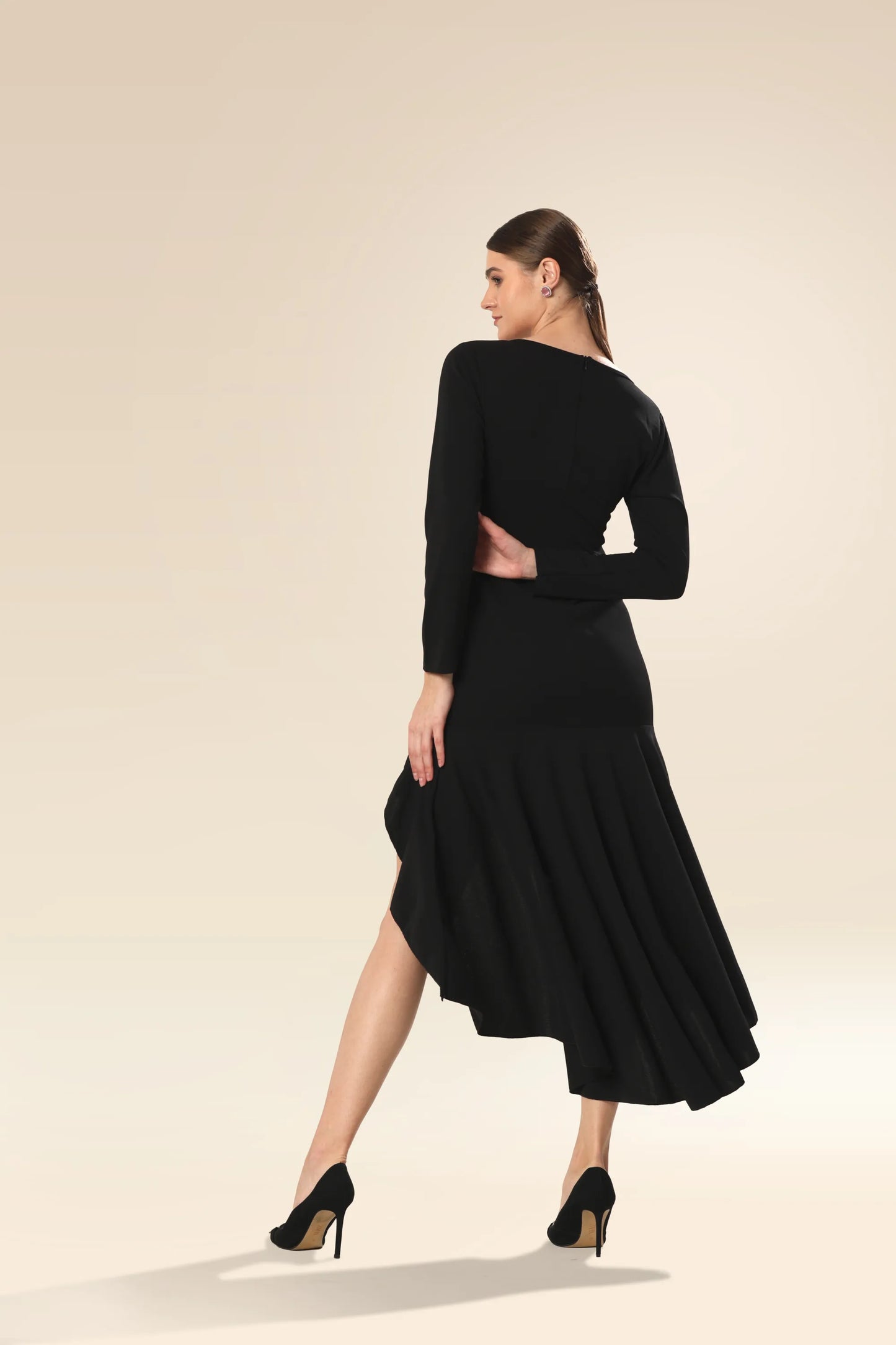 Raven Ruffle Perfect Stunner Dress