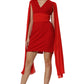 Ravishing Red Pleat Fiesta Dress