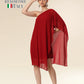 Red Rhapsody One-Shoulder Stunner Dress