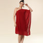 Red Rhapsody One-Shoulder Stunner Dress