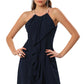 Ruffle Radiance Shoulder Affair Dress