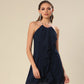 Ruffle Radiance Shoulder Affair Dress