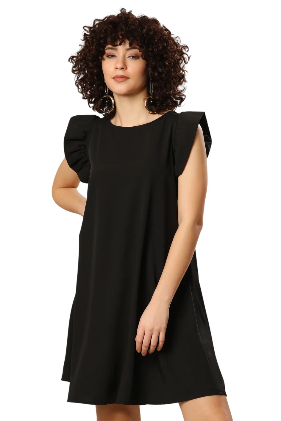 Sassy Sleeve Soiree Dress