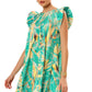Sassy Sleeve Soiree Dress