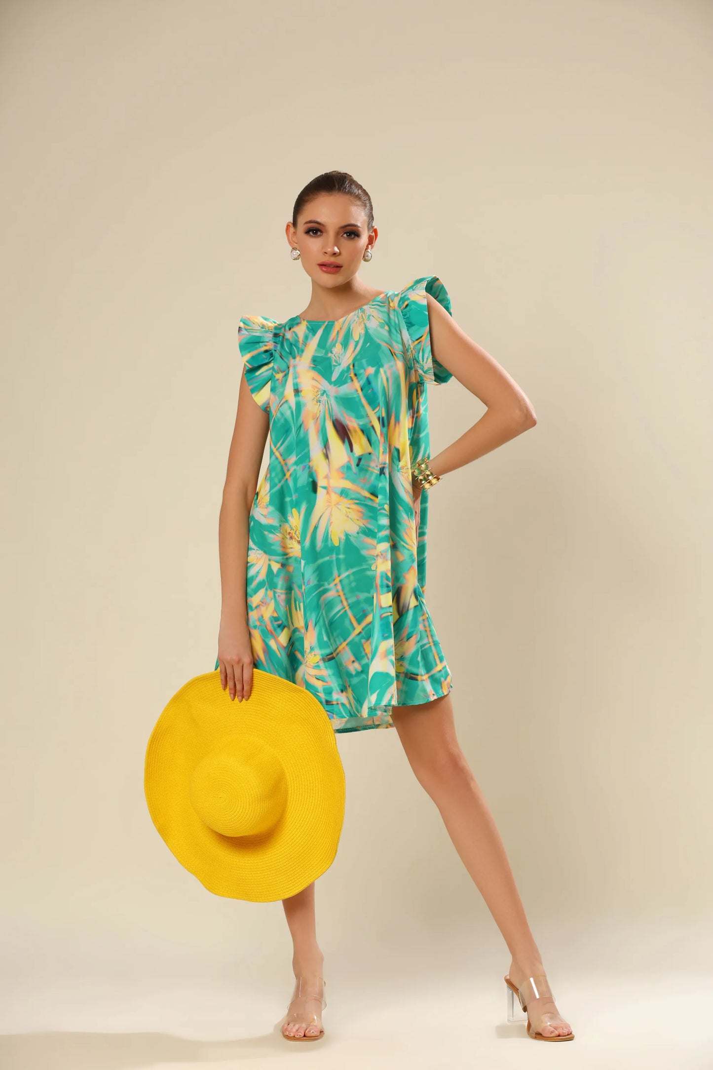 Sassy Sleeve Soiree Dress