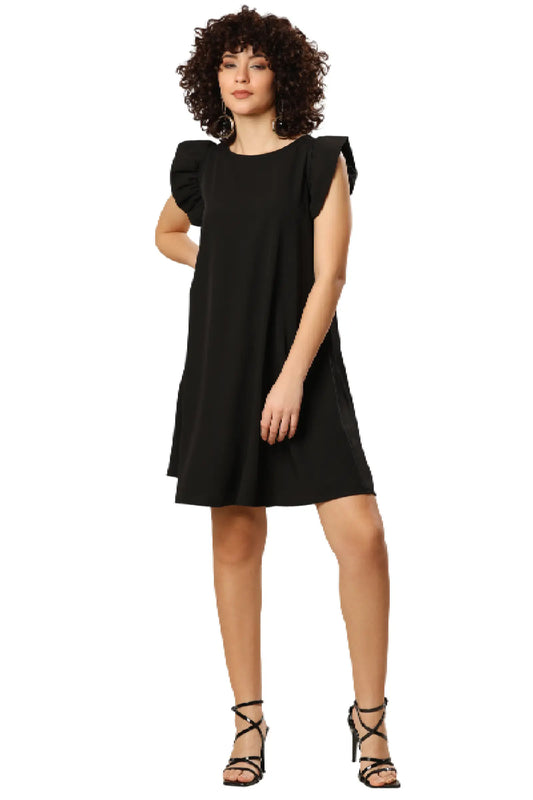 Sassy Sleeve Soiree Dress