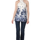 Satin Blossom Chic Top