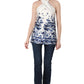 Satin Blossom Chic Top