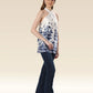 Satin Blossom Chic Top