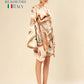 Satin Flair Adorned Dress