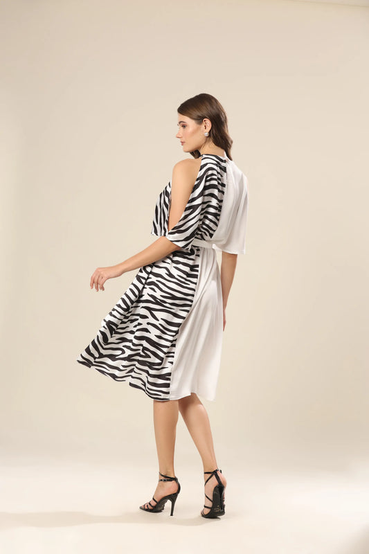 Satin Safari Fusion Dress