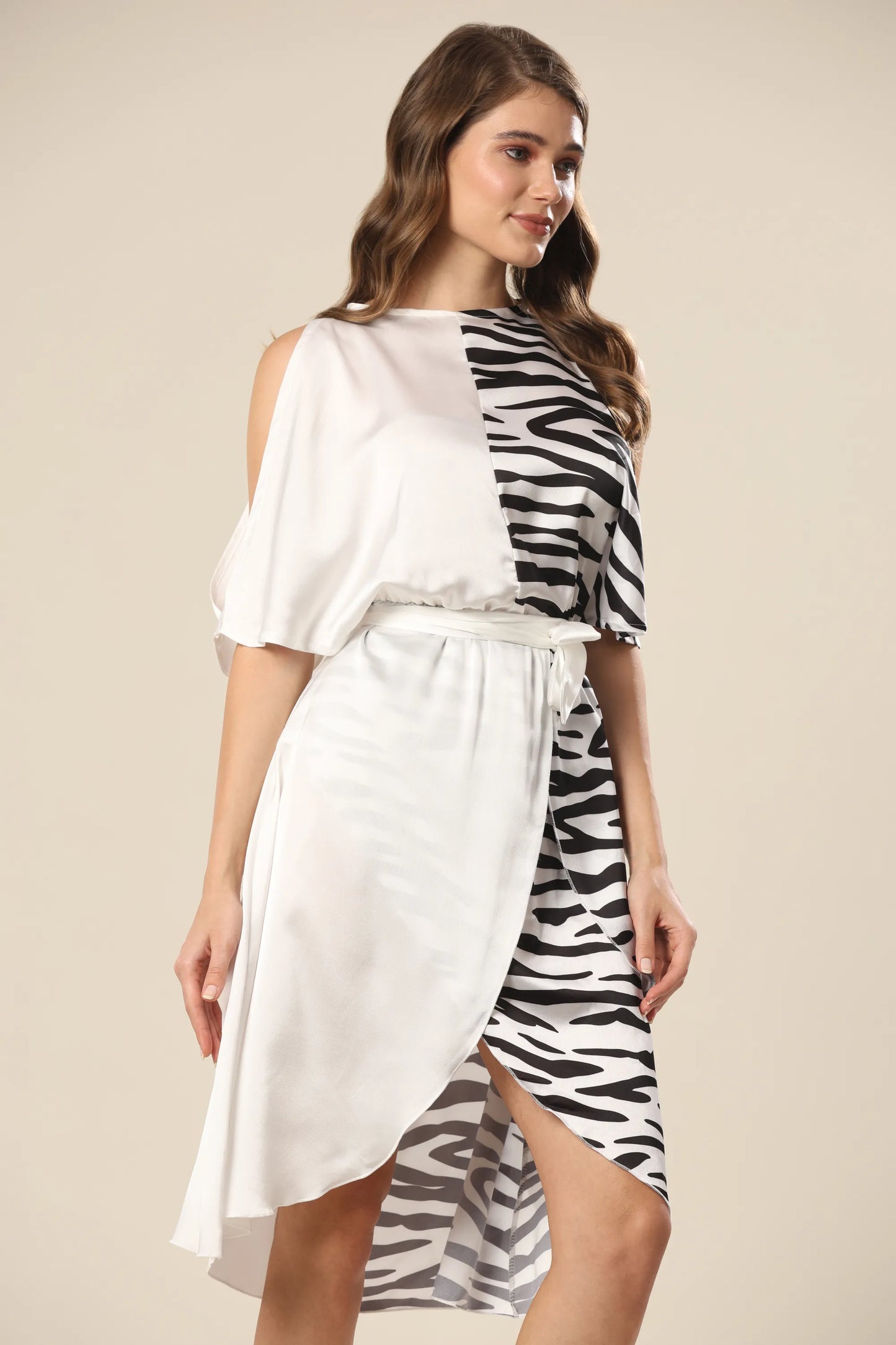 Satin Safari Fusion Dress