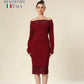 Sculpted Lace Silhouette Dress