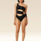 Seductive Silhouette Cut Out Charm Swim Wear