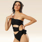 Seductive Silhouette Cut Out Charm Swim Wear