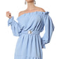 Skyline Ruffle Glamour Dress