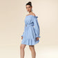 Skyline Ruffle Glamour Dress