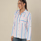 Skyward Journey Buttoned Beauty Top