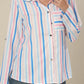 Skyward Journey Buttoned Beauty Top