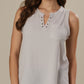 Slate Serenity Eyelet Elegant Top