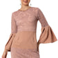 Soft Elegance With Lace Trims Dress