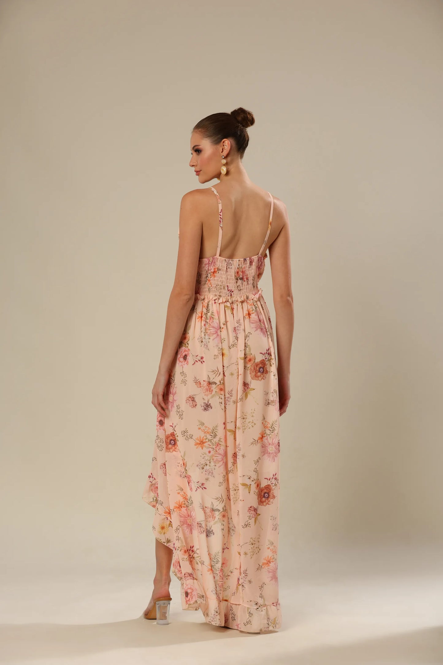 Subtle Splendor Spaghetti  Strap Elegance Dress