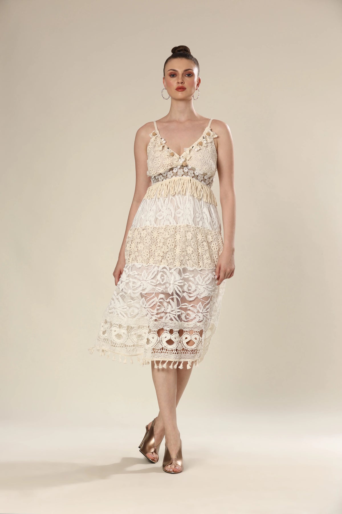 Sunny Shoreline Lace Chic Dress