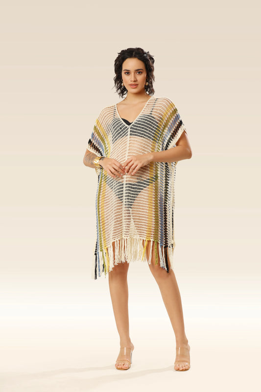 Sunny Threads Tassel Cover-Up