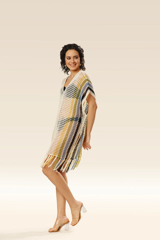 Sunny Threads Tassel Cover-Up