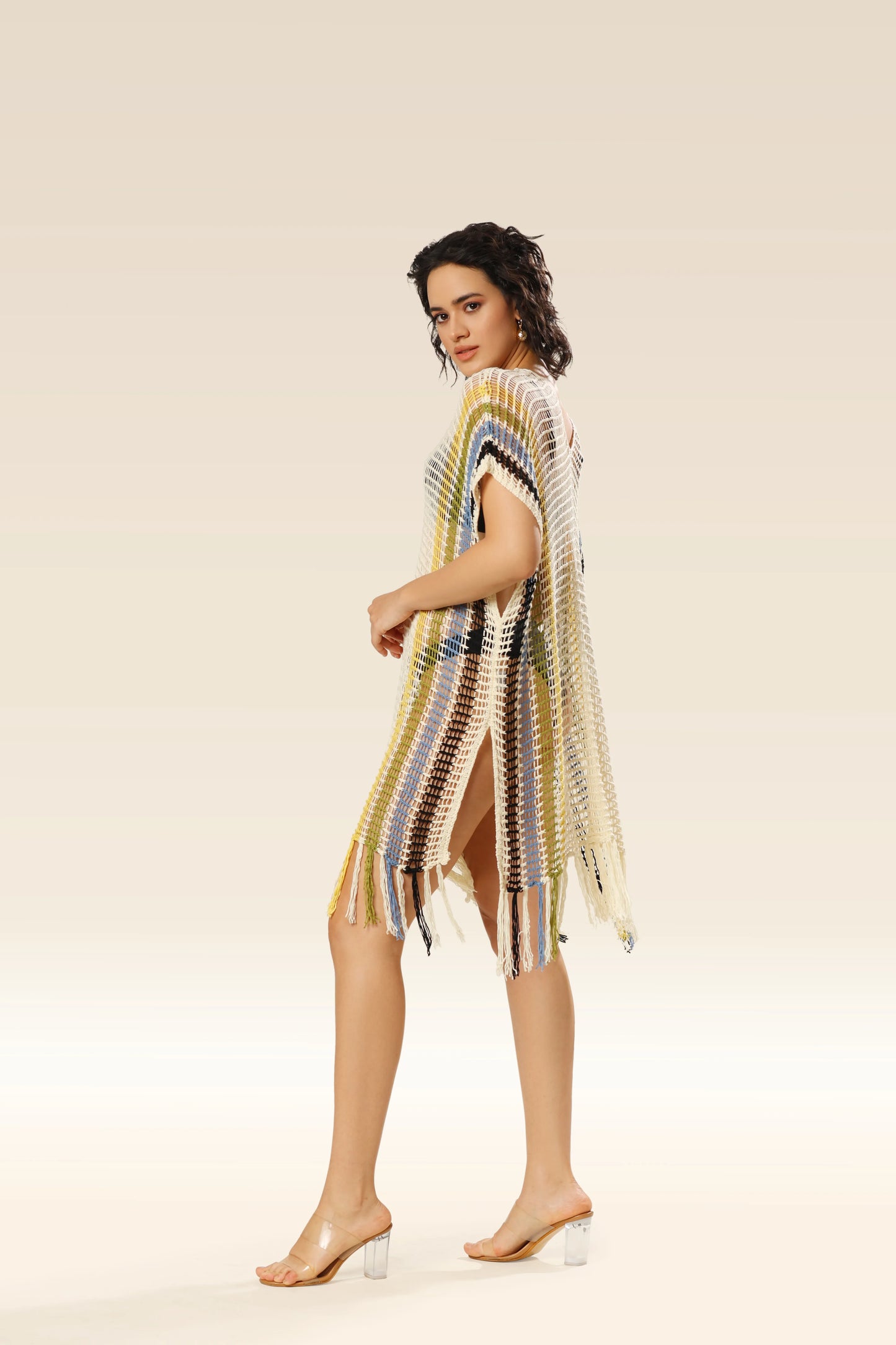 Sunny Threads Tassel Cover-Up