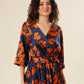 Tangerine Tango Pleat Dress