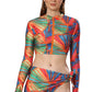 Tantalizing Tangerine Trio Bikini Set