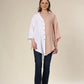 Timeless White Chic Contrast Shirt