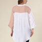 Timeless White Chic Contrast Shirt