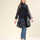 Transparent Tunic With Faux Leather