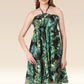 Tropical Greens Glam Dress