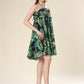 Tropical Greens Glam Dress