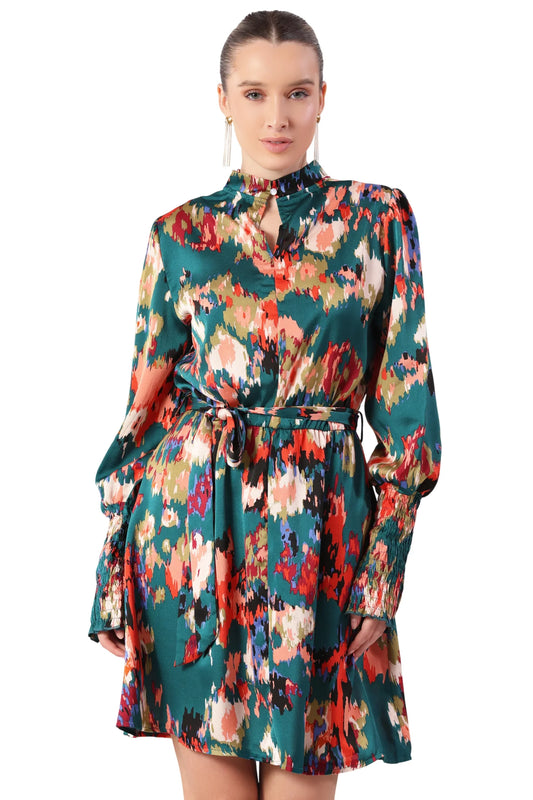 Turquoise Glow, Effortless Flow Dress