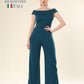 Turquoise Tranquility Bateau Chic Set Top & Pants Set