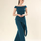 Turquoise Tranquility Bateau Chic Set Top & Pants Set
