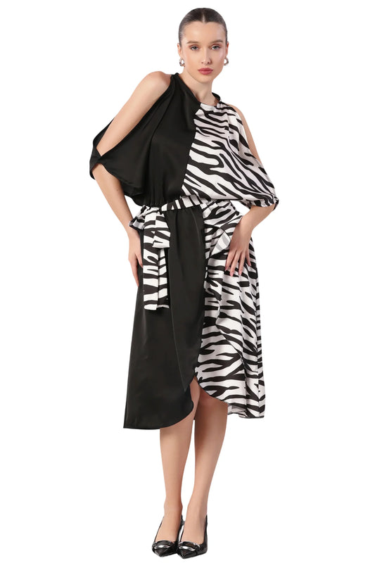 Unveil the Night in Satin dress