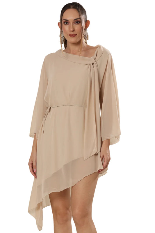 Urban Glow Semi-Transparent Elegant Tunic