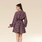 Vibrant Vogue Belted Dress