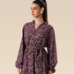Vibrant Vogue Belted Dress