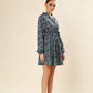 Vibrant Vogue Belted Dress