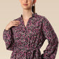 Vibrant Vogue Belted Dress
