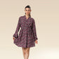 Vibrant Vogue Belted Dress