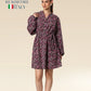 Vibrant Vogue Belted Dress
